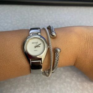 Beautiful  Gucci watch for sale with slight wear and tear will fit small wrist